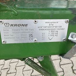 Krone Swadro TS 680 Twin