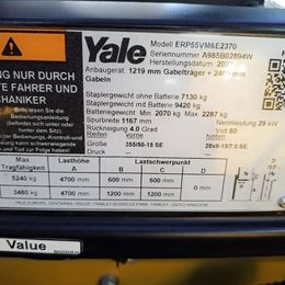 Yale ERP 55 VM 6 * 4-Rad Elektrostapler