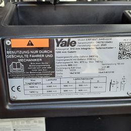 Yale ERP 16 VT SWB * 3-Rad Elektrostapler