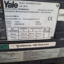 Treibgasstapler Yale GLP 20 SVX Value gebraucht Yale GLP 20 SVX Value * Treibgasstapler