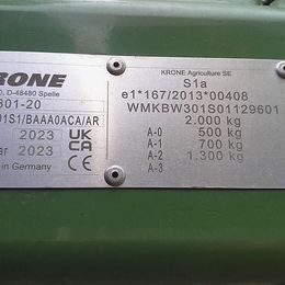 Krone Easy Wrap 165 T