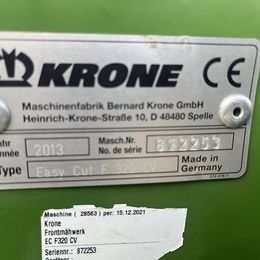Krone Easy Cut B 1000 CV Collect