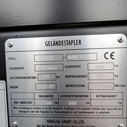 HC (Hangcha) CPCD35 * Containerstapler