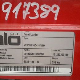 Alö Frontlader X2DMEURO QC43rd