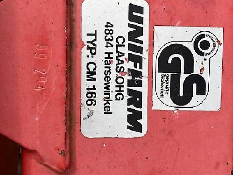Mähwerke: Claas Unifarm CM 166 gebraucht Claas Unifarm CM 166