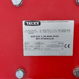 Mähwerke: TALEX 135 MINI gebraucht TALEX 135 MINI